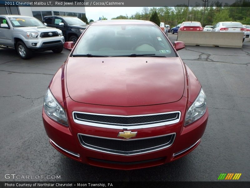 Red Jewel Tintcoat / Cocoa/Cashmere 2011 Chevrolet Malibu LT
