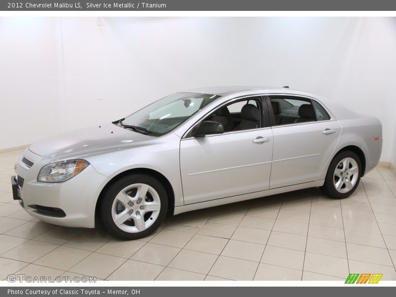 Silver Ice Metallic / Titanium 2012 Chevrolet Malibu LS