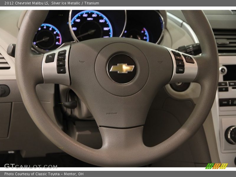 Silver Ice Metallic / Titanium 2012 Chevrolet Malibu LS
