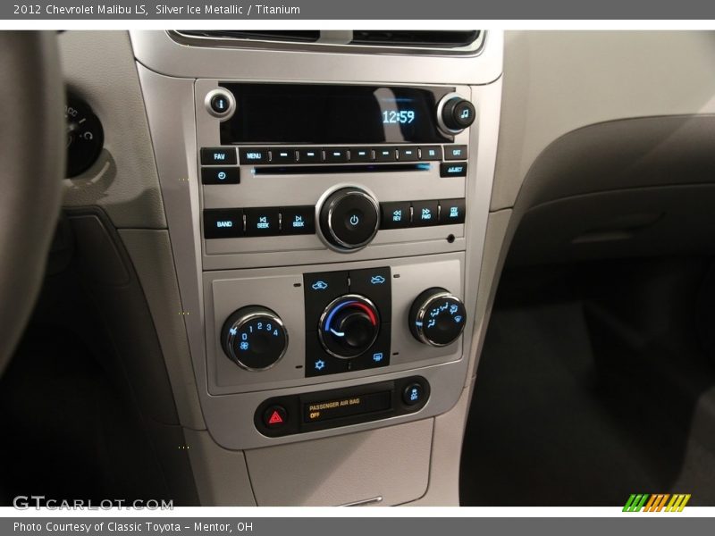Silver Ice Metallic / Titanium 2012 Chevrolet Malibu LS