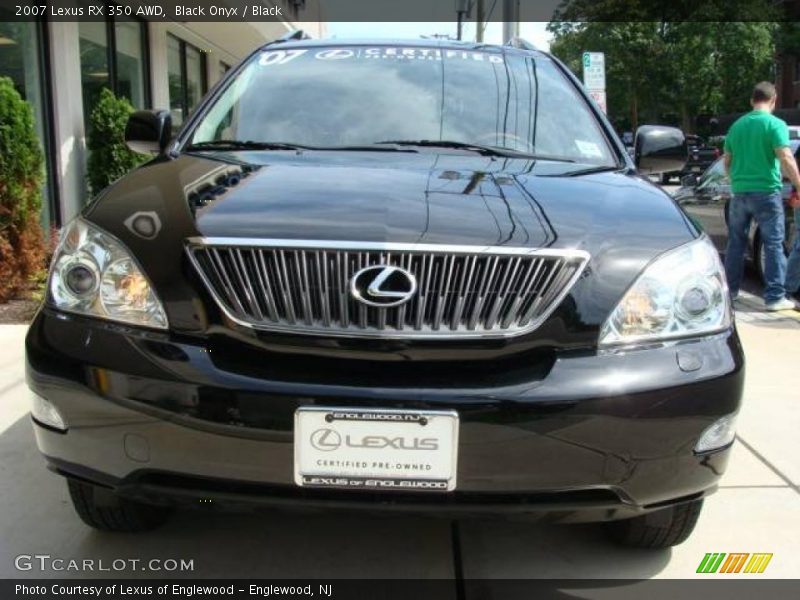 Black Onyx / Black 2007 Lexus RX 350 AWD