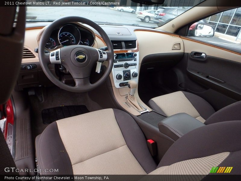 Red Jewel Tintcoat / Cocoa/Cashmere 2011 Chevrolet Malibu LT
