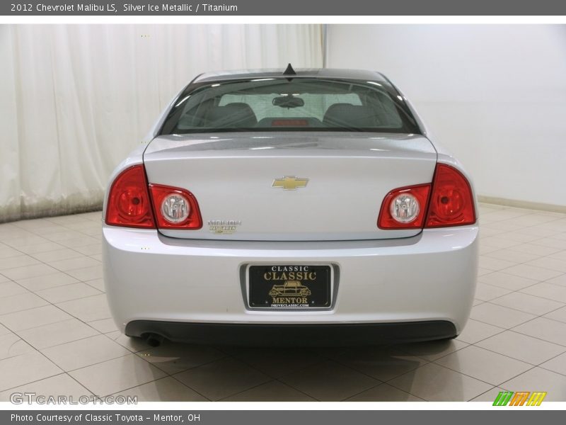 Silver Ice Metallic / Titanium 2012 Chevrolet Malibu LS