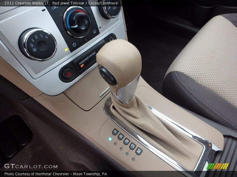Red Jewel Tintcoat / Cocoa/Cashmere 2011 Chevrolet Malibu LT