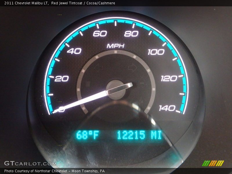 Red Jewel Tintcoat / Cocoa/Cashmere 2011 Chevrolet Malibu LT