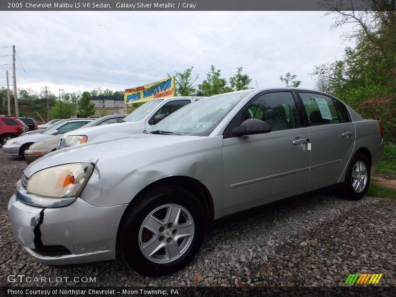Galaxy Silver Metallic / Gray 2005 Chevrolet Malibu LS V6 Sedan