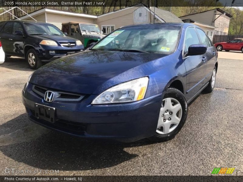 Eternal Blue Pearl / Ivory 2005 Honda Accord LX Sedan