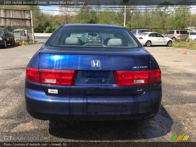 Eternal Blue Pearl / Ivory 2005 Honda Accord LX Sedan