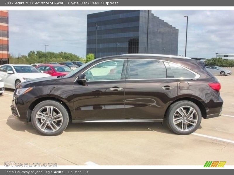 Crystal Black Pearl / Espresso 2017 Acura MDX Advance SH-AWD