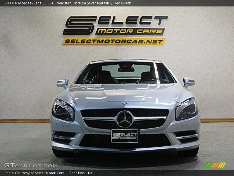 Iridium Silver Metallic / Red/Black 2014 Mercedes-Benz SL 550 Roadster