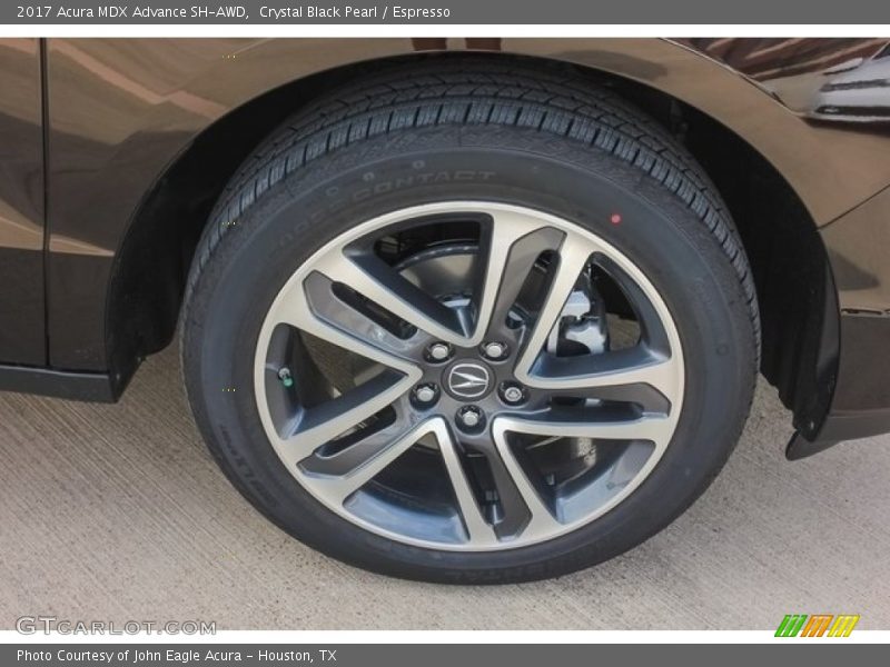 Crystal Black Pearl / Espresso 2017 Acura MDX Advance SH-AWD