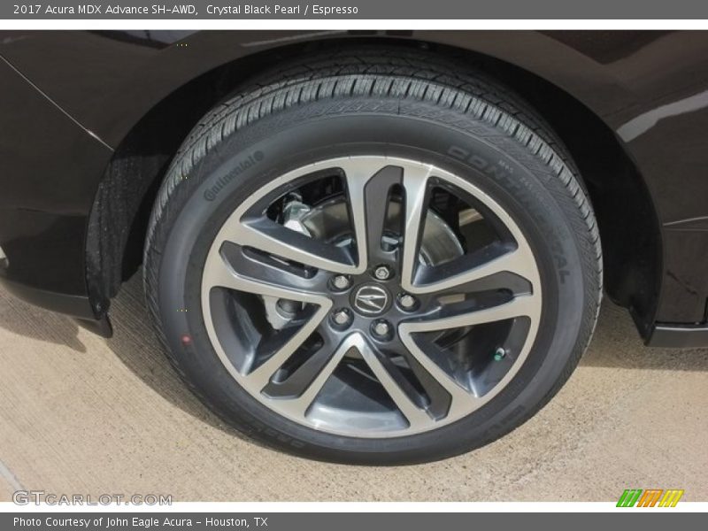 Crystal Black Pearl / Espresso 2017 Acura MDX Advance SH-AWD