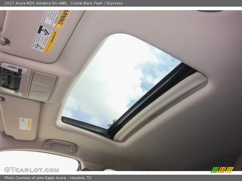 Crystal Black Pearl / Espresso 2017 Acura MDX Advance SH-AWD