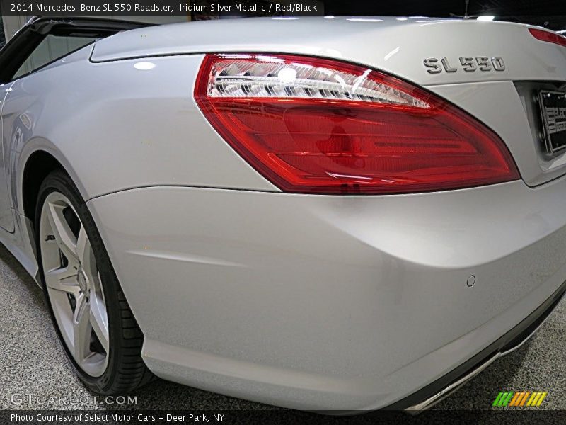 Iridium Silver Metallic / Red/Black 2014 Mercedes-Benz SL 550 Roadster