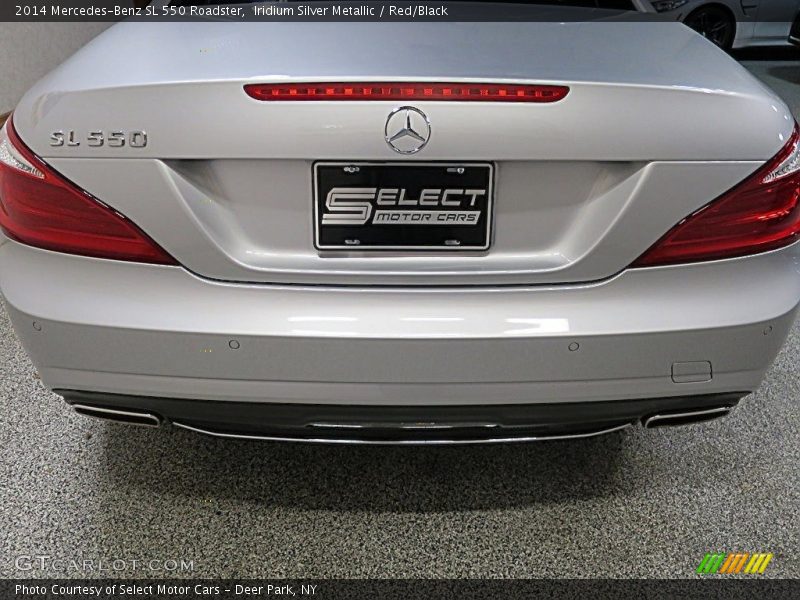 Iridium Silver Metallic / Red/Black 2014 Mercedes-Benz SL 550 Roadster