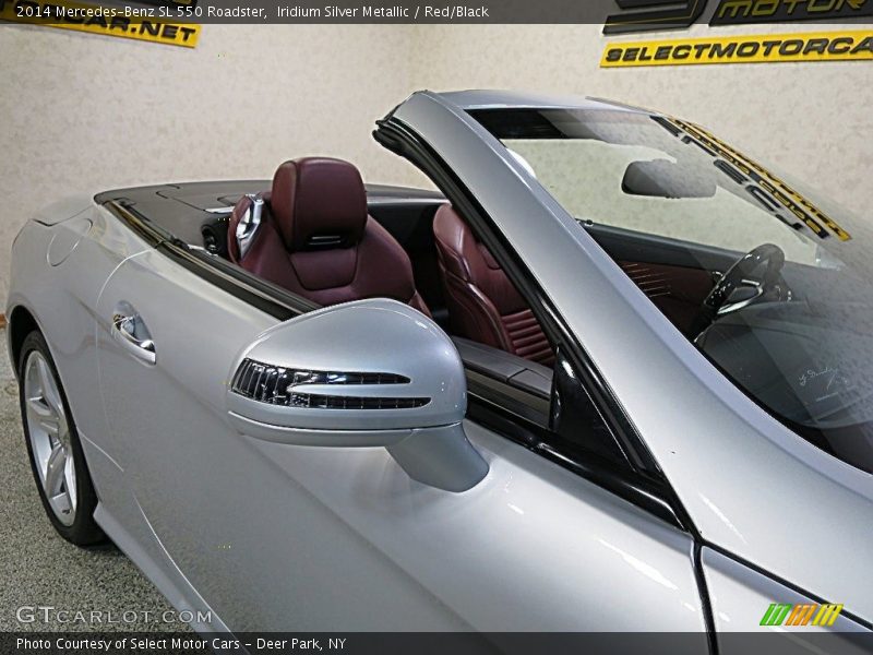 Iridium Silver Metallic / Red/Black 2014 Mercedes-Benz SL 550 Roadster
