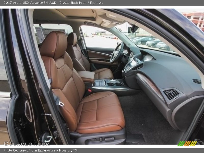 Crystal Black Pearl / Espresso 2017 Acura MDX Advance SH-AWD