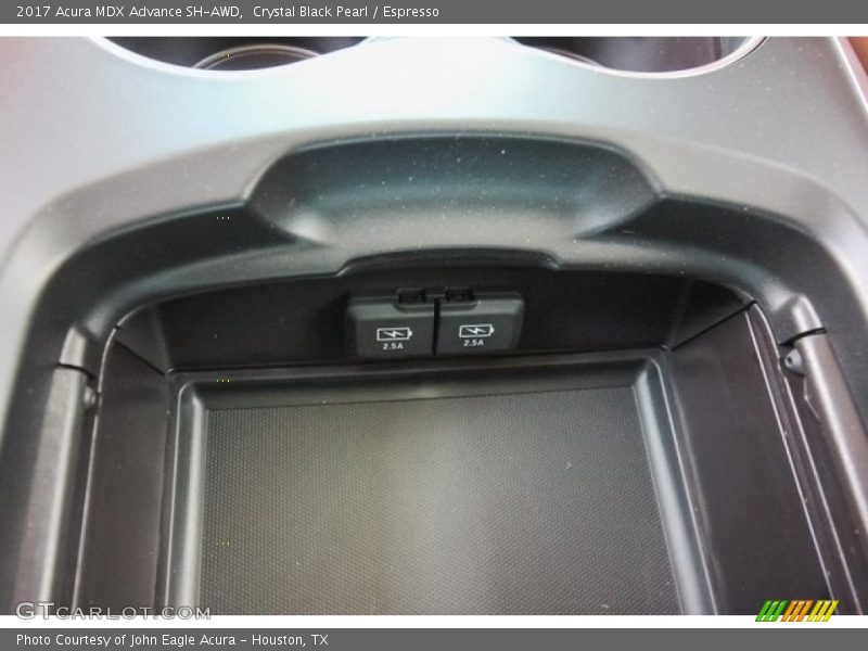 Crystal Black Pearl / Espresso 2017 Acura MDX Advance SH-AWD
