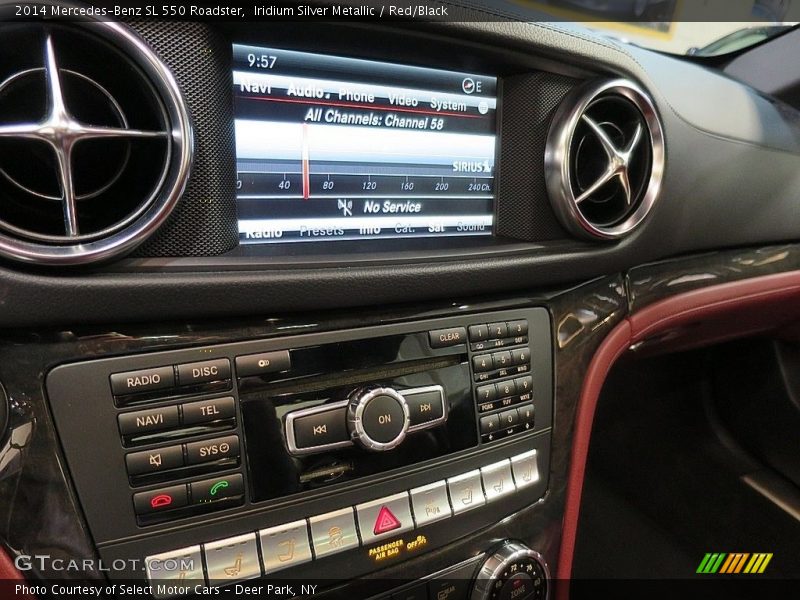 Iridium Silver Metallic / Red/Black 2014 Mercedes-Benz SL 550 Roadster