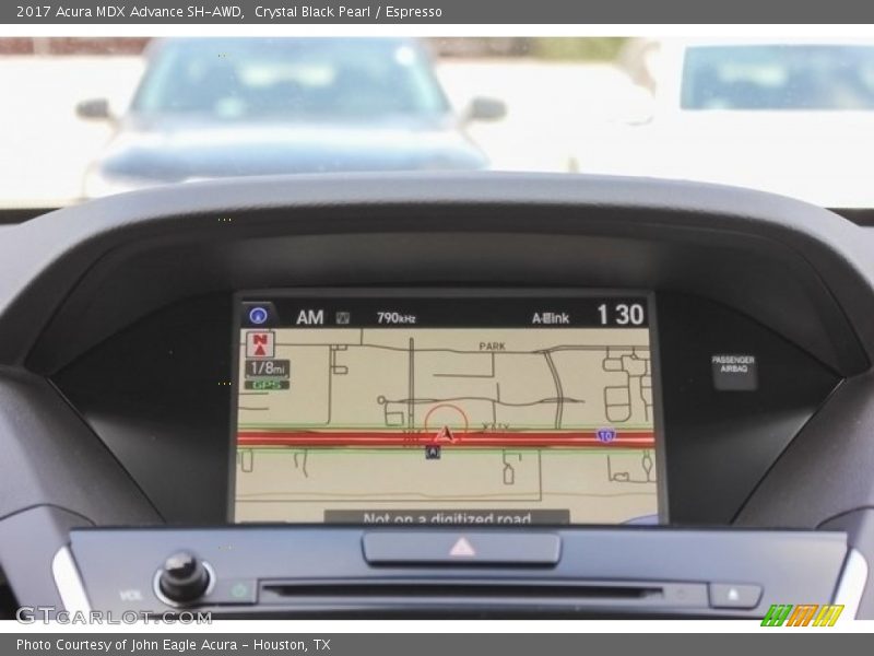 Crystal Black Pearl / Espresso 2017 Acura MDX Advance SH-AWD