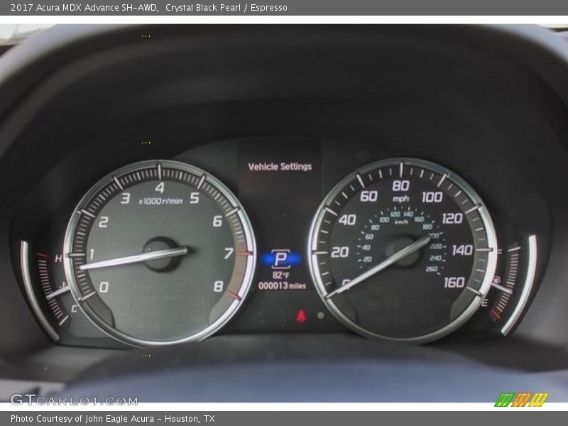 Crystal Black Pearl / Espresso 2017 Acura MDX Advance SH-AWD