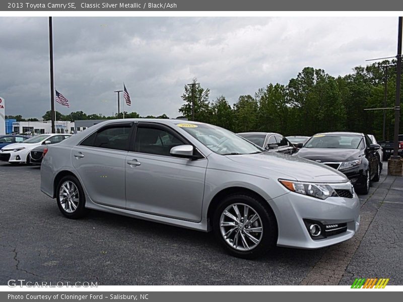 Classic Silver Metallic / Black/Ash 2013 Toyota Camry SE
