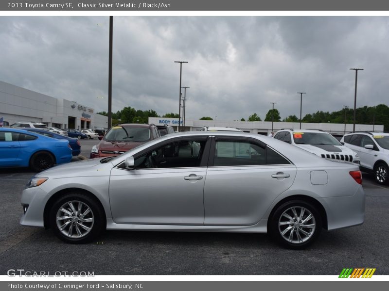 Classic Silver Metallic / Black/Ash 2013 Toyota Camry SE