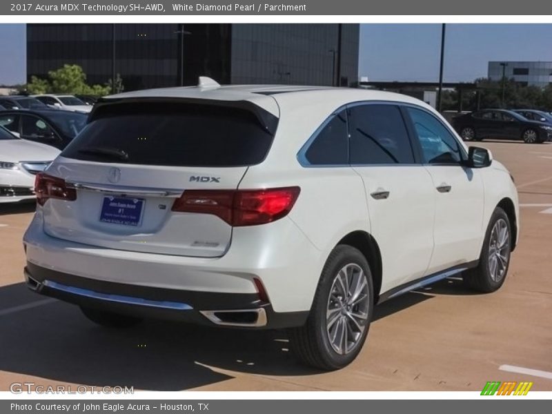 White Diamond Pearl / Parchment 2017 Acura MDX Technology SH-AWD