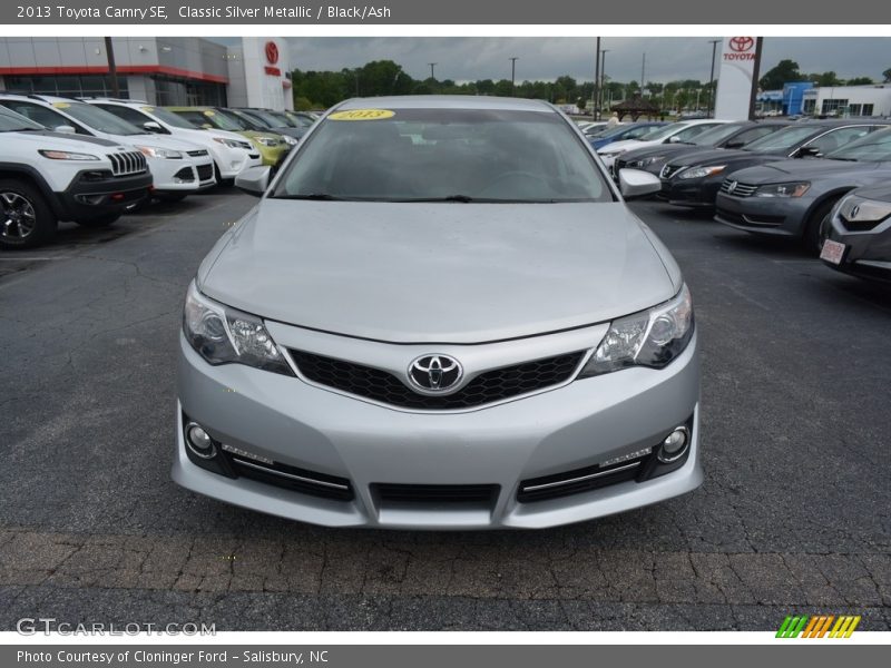 Classic Silver Metallic / Black/Ash 2013 Toyota Camry SE