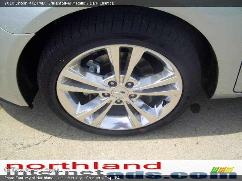 Brilliant Silver Metallic / Dark Charcoal 2010 Lincoln MKZ FWD