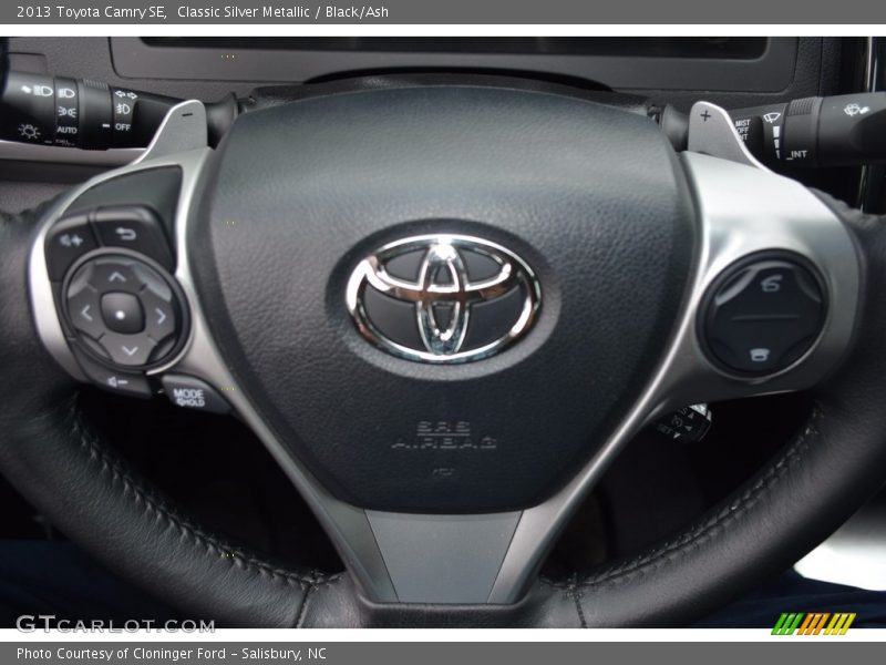 Classic Silver Metallic / Black/Ash 2013 Toyota Camry SE