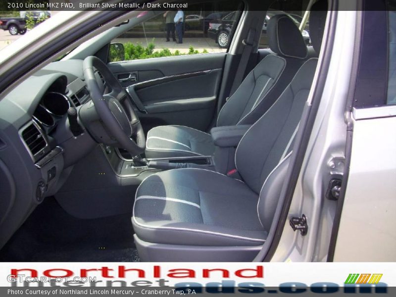Brilliant Silver Metallic / Dark Charcoal 2010 Lincoln MKZ FWD