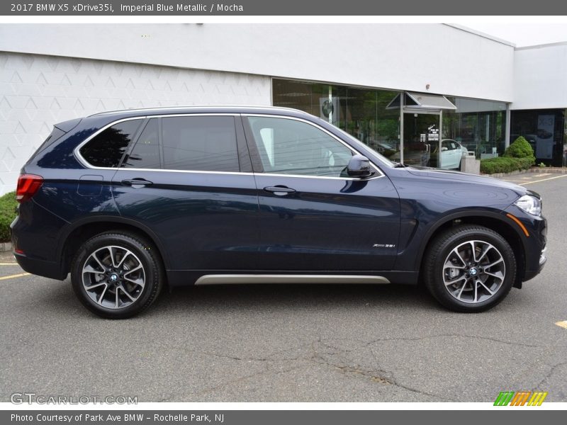 Imperial Blue Metallic / Mocha 2017 BMW X5 xDrive35i