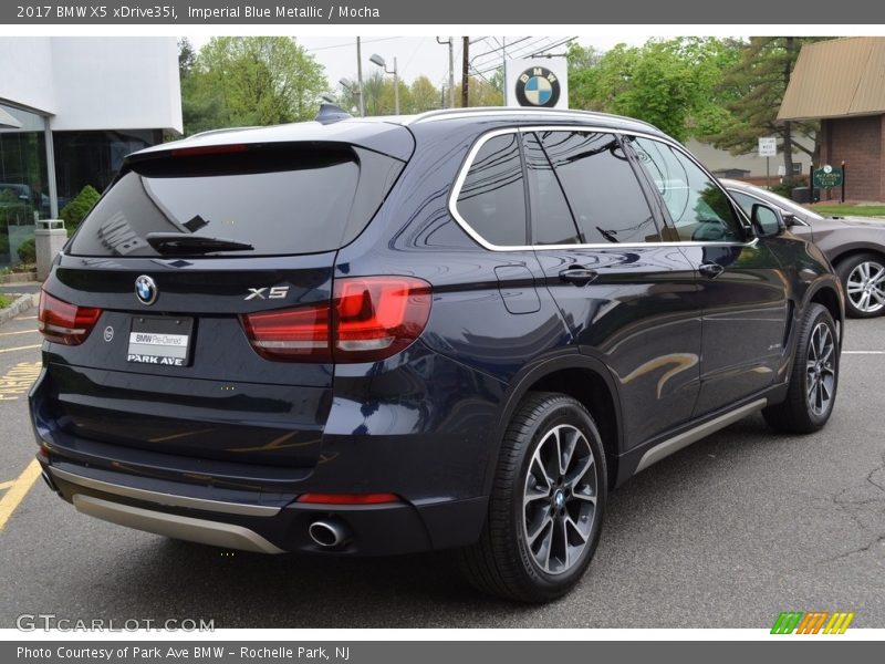 Imperial Blue Metallic / Mocha 2017 BMW X5 xDrive35i