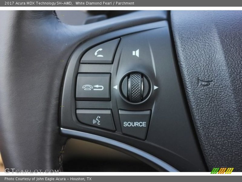 White Diamond Pearl / Parchment 2017 Acura MDX Technology SH-AWD