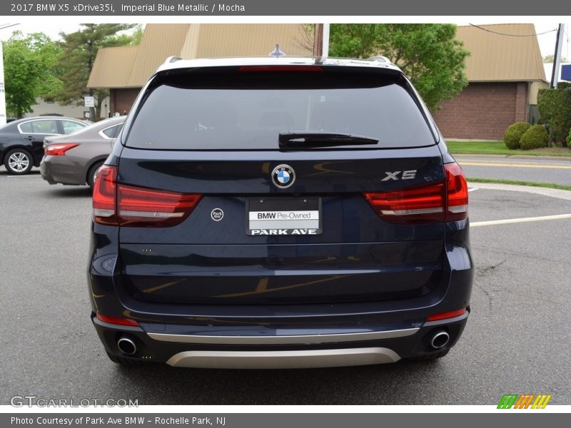 Imperial Blue Metallic / Mocha 2017 BMW X5 xDrive35i