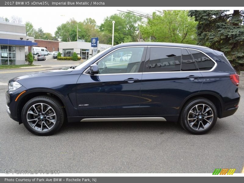Imperial Blue Metallic / Mocha 2017 BMW X5 xDrive35i