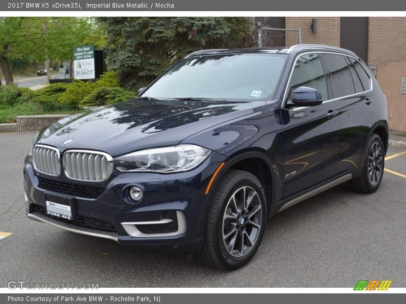 Imperial Blue Metallic / Mocha 2017 BMW X5 xDrive35i