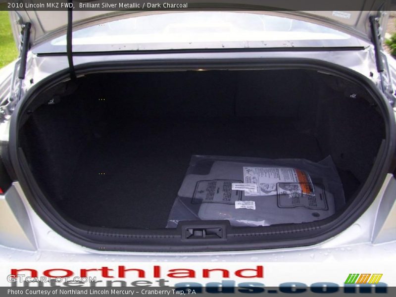 Brilliant Silver Metallic / Dark Charcoal 2010 Lincoln MKZ FWD