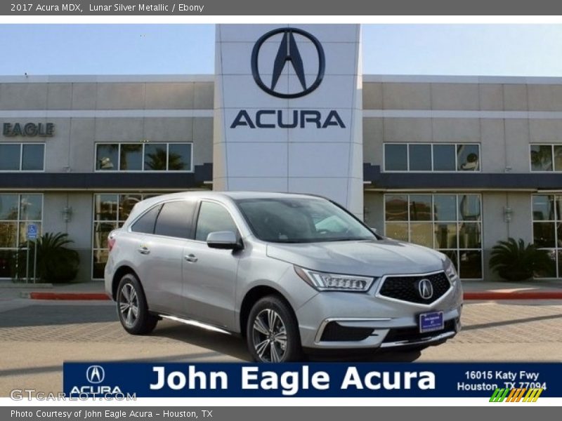 Lunar Silver Metallic / Ebony 2017 Acura MDX