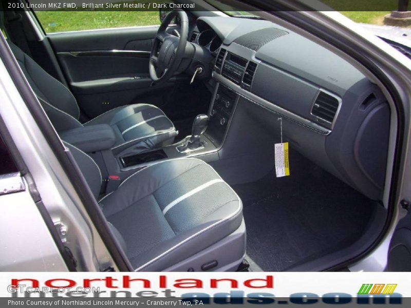 Brilliant Silver Metallic / Dark Charcoal 2010 Lincoln MKZ FWD
