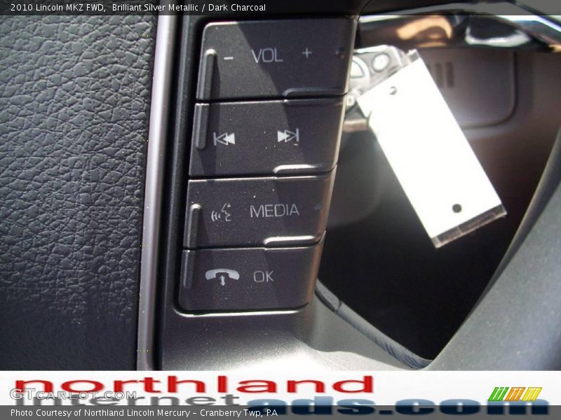 Brilliant Silver Metallic / Dark Charcoal 2010 Lincoln MKZ FWD