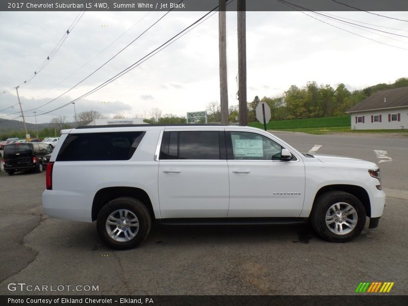 Summit White / Jet Black 2017 Chevrolet Suburban LS 4WD