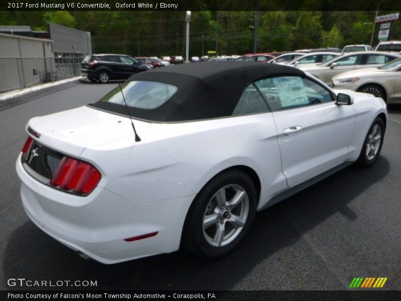 Oxford White / Ebony 2017 Ford Mustang V6 Convertible