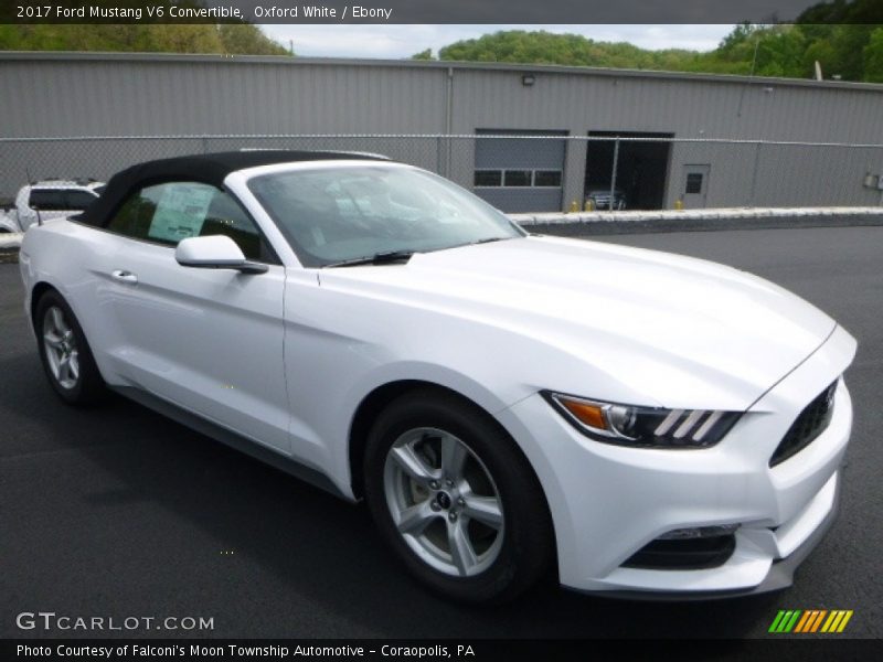 Oxford White / Ebony 2017 Ford Mustang V6 Convertible