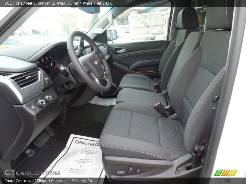 Summit White / Jet Black 2017 Chevrolet Suburban LS 4WD
