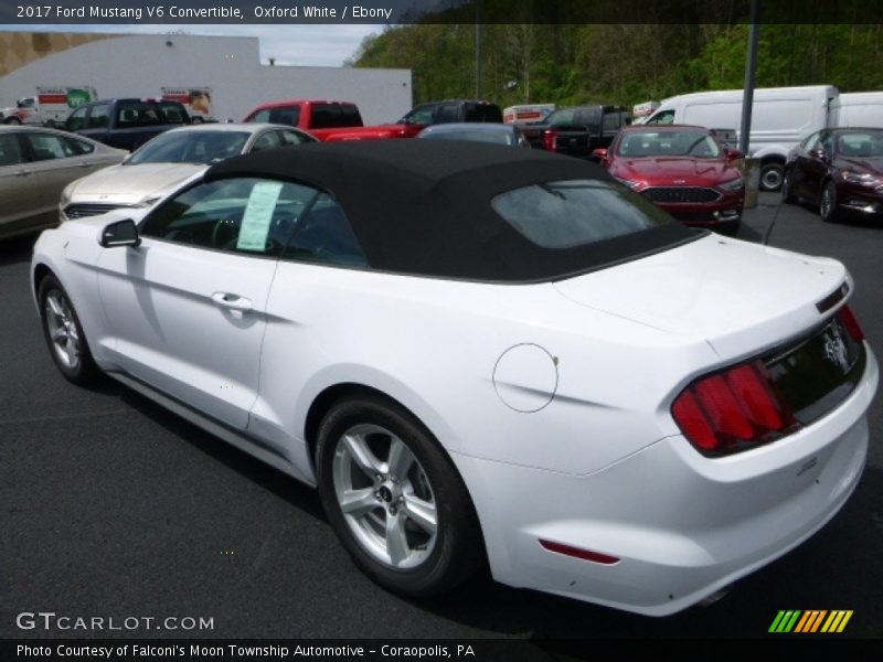 Oxford White / Ebony 2017 Ford Mustang V6 Convertible