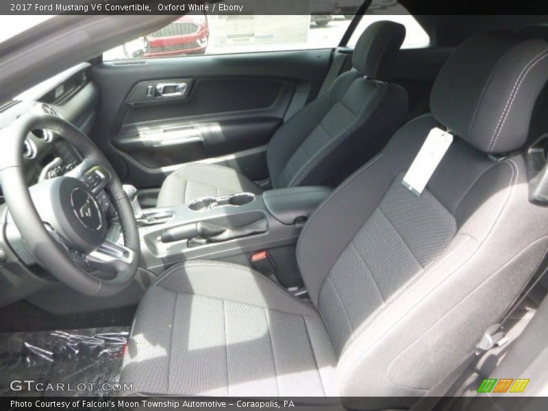 Oxford White / Ebony 2017 Ford Mustang V6 Convertible