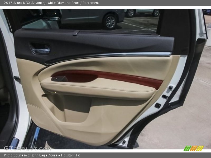 White Diamond Pearl / Parchment 2017 Acura MDX Advance