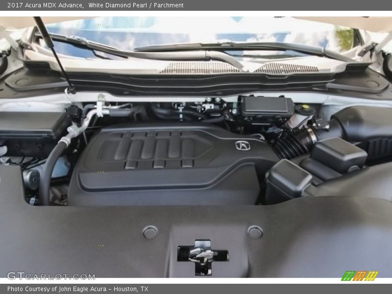 White Diamond Pearl / Parchment 2017 Acura MDX Advance